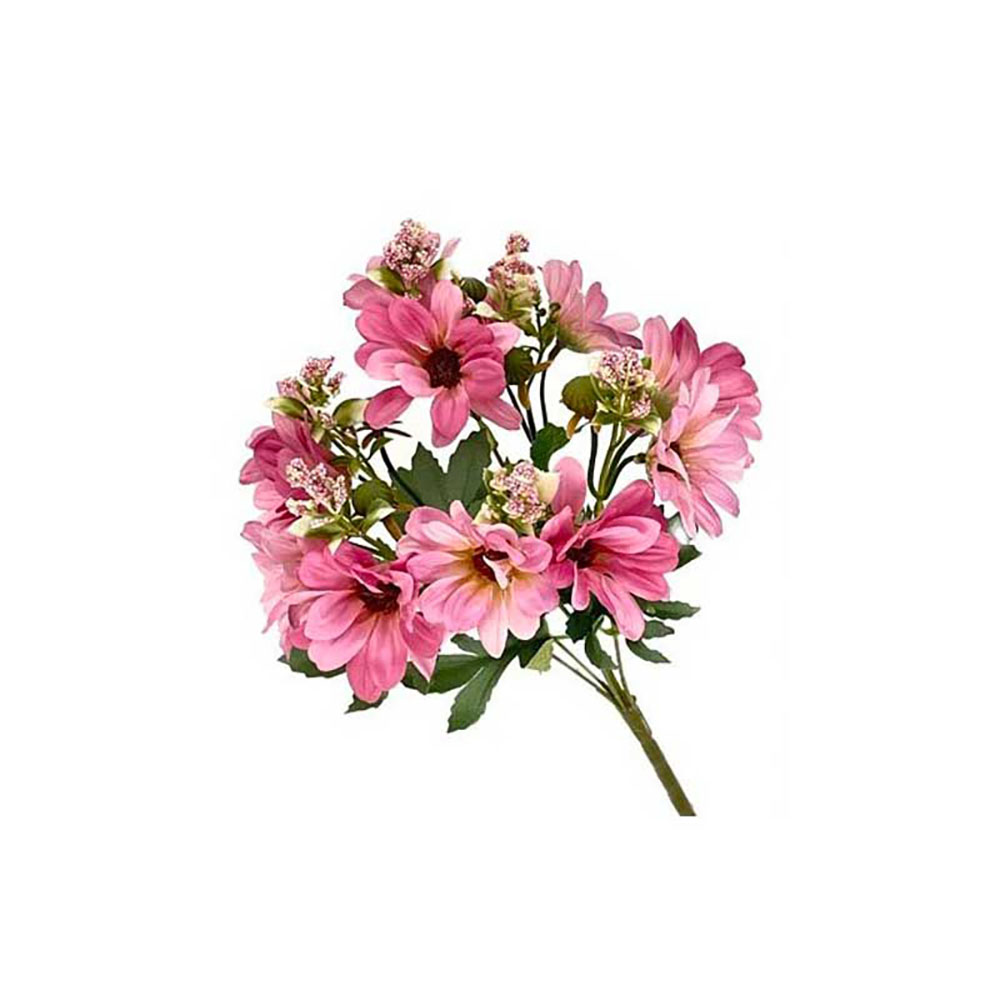 Vea Bush Di 6 Crisantemi Colore Rosa 36 Cm