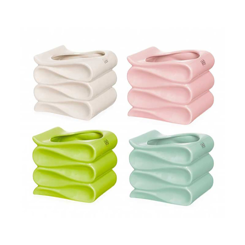 Franco Vetri Vaso Vienna Colorato In Ceramica 16X13,5X14H Cm - 4 Colori 