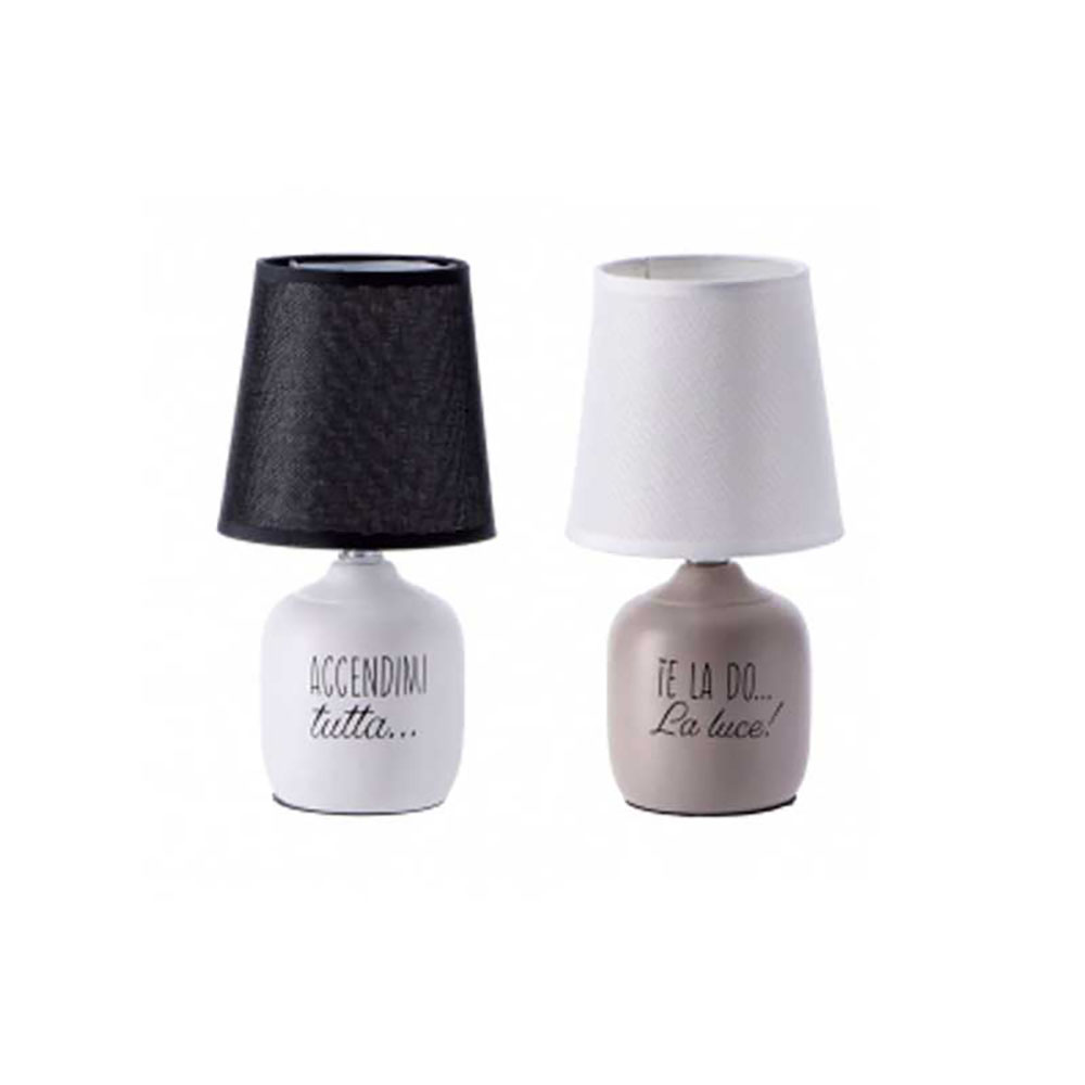 Ad Trend Lampada Trey In Ceramica Diametro 13X26H Cm - 2 Colori 