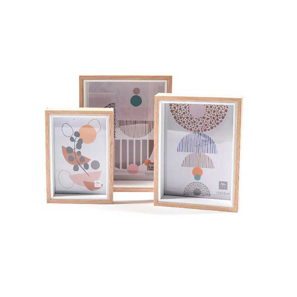 Mercury Set 3 Cornici In Legno 10X15H/13X18H/15X20H Cm