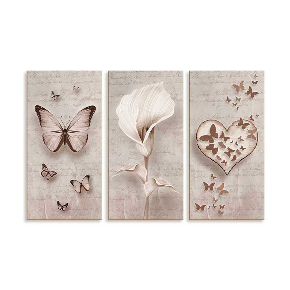 Lupia Tela Shabby Butterfly 38X75 Cm - 3 Disegni