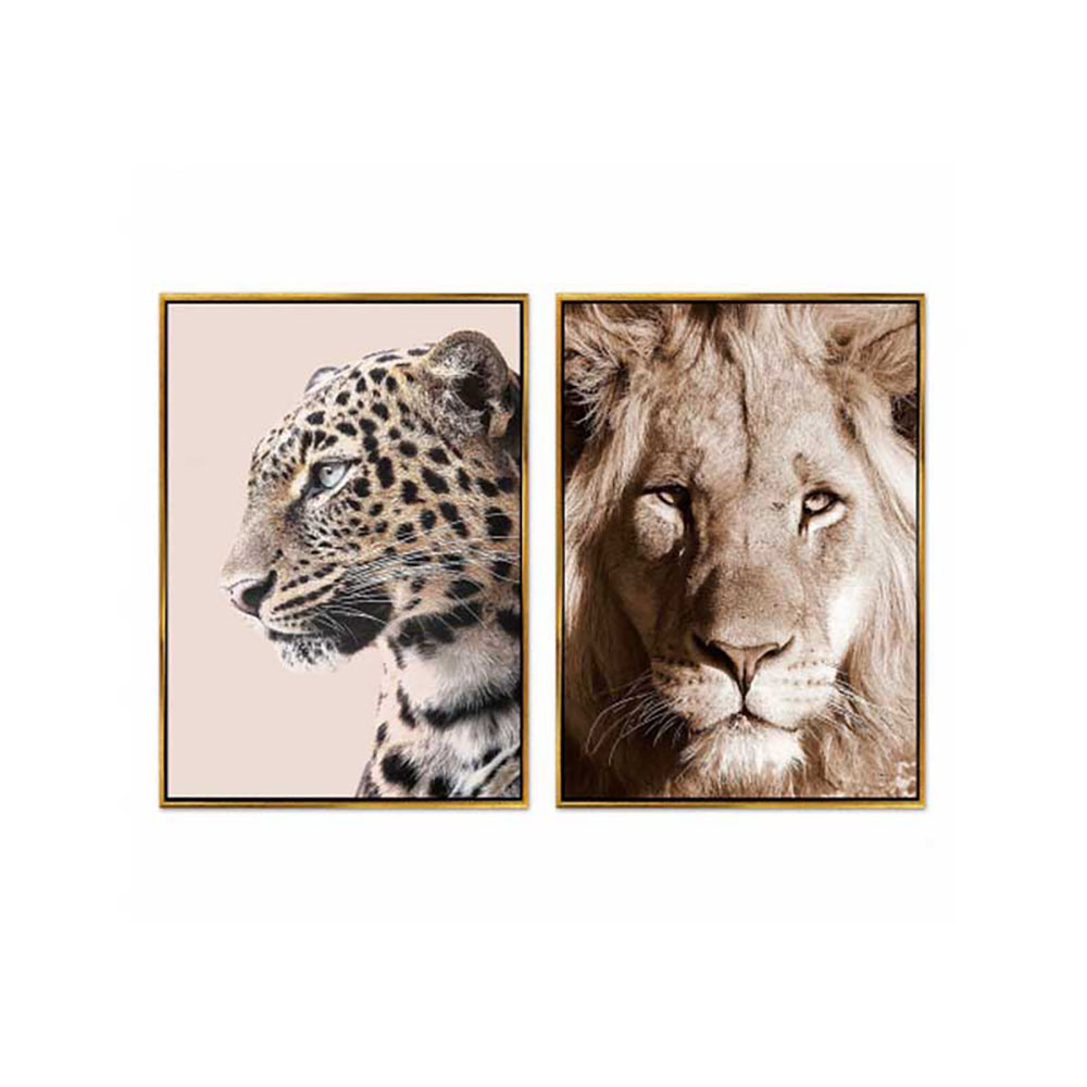 Ad Trend Oleografia In Lacca Con Cornice 52x72 Cm - 2 Disegni