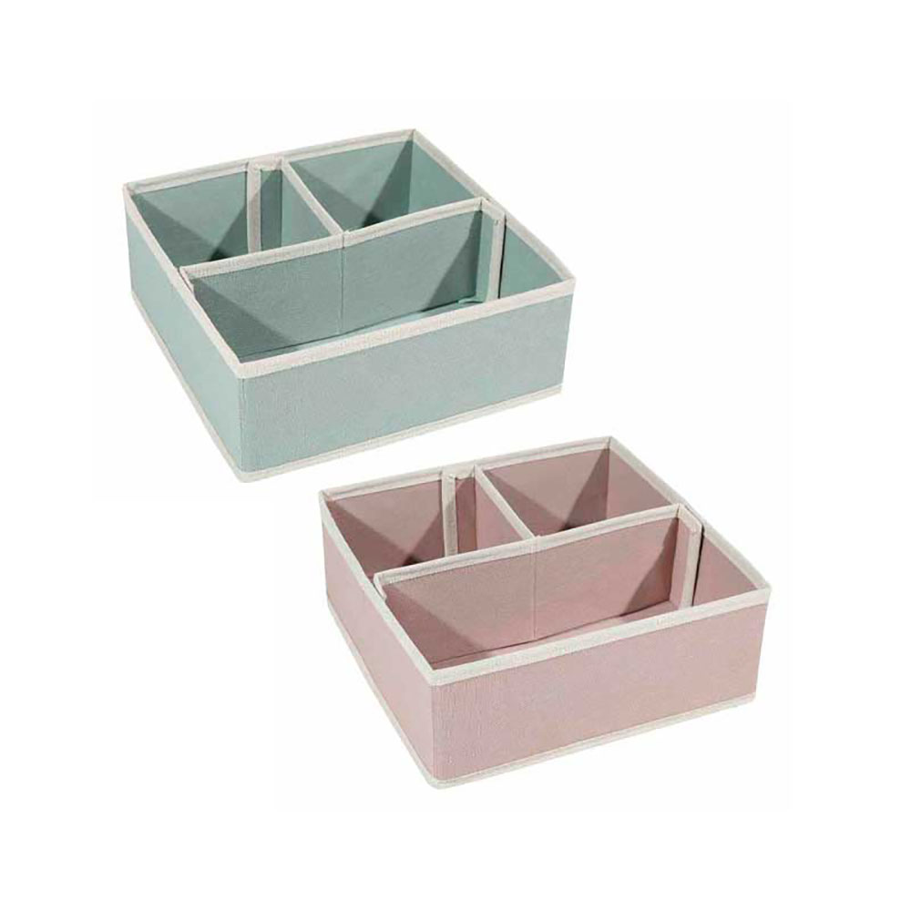 Kasaviva Ordinello Class Shabby A 3 Scomparti 28X28X11H Cm - 2 Colori