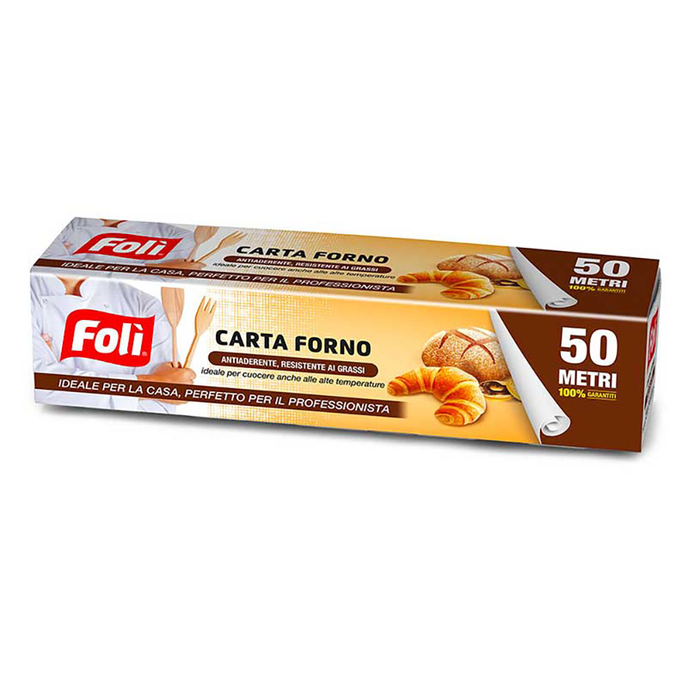 Folì Rotolo Carta Forno 50 Metri