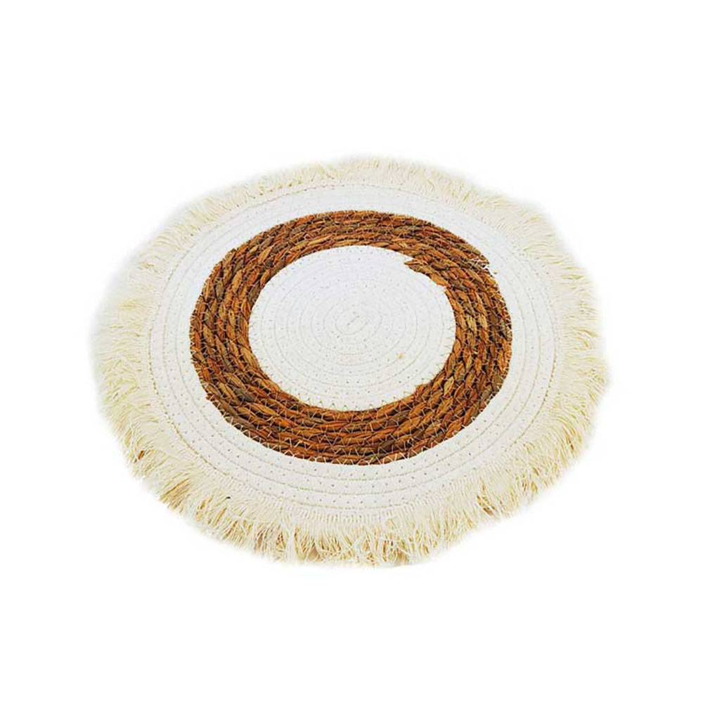 FGF Sottopiatto Tondo In Tessuto E Yuta Diametro 32 Cm