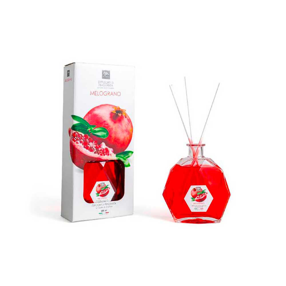 Mercury Diffusore Di Essenza In Bottiglia Esagonale Fragranza Melograno 300 Ml
