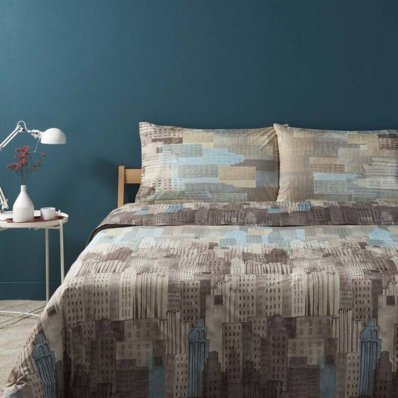 Bassetti Biancheria da letto originale dal design tipico per esigenze elevate, diversi modelli a scelta (letto singolo 140 x 200 cm, 70 x 90, Mira R1