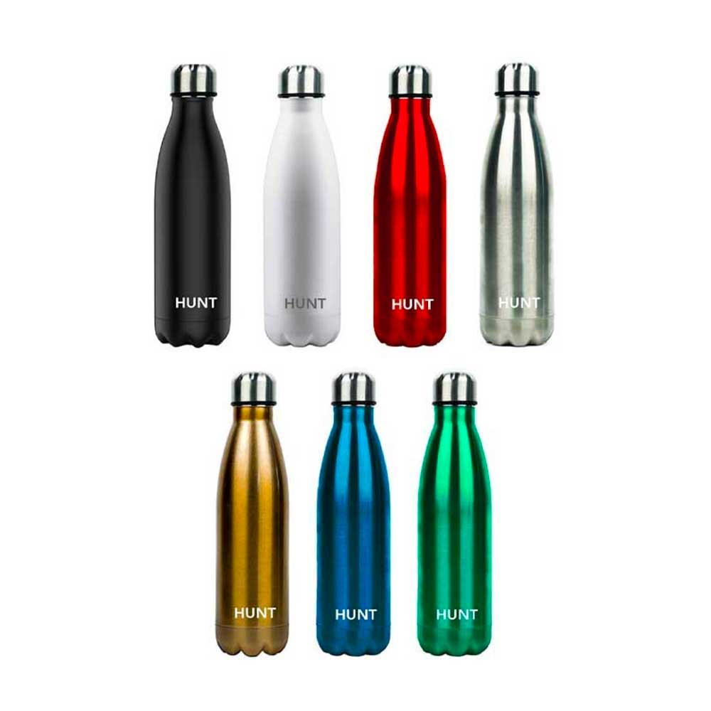 Hunt Borraccia Termica In Acciaio Inox 500 Ml - 7 Colori