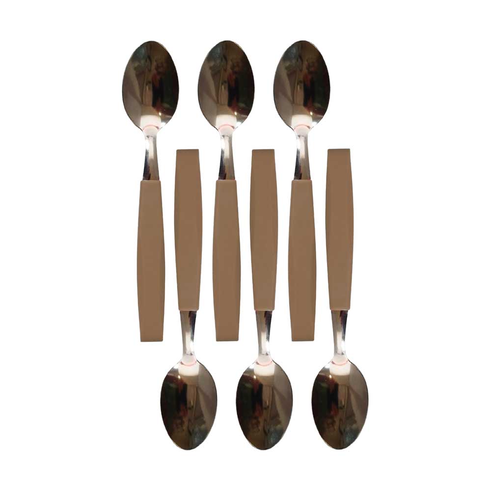 Smarty Set 6 Cucchiai Da Tavola Colore Tortora