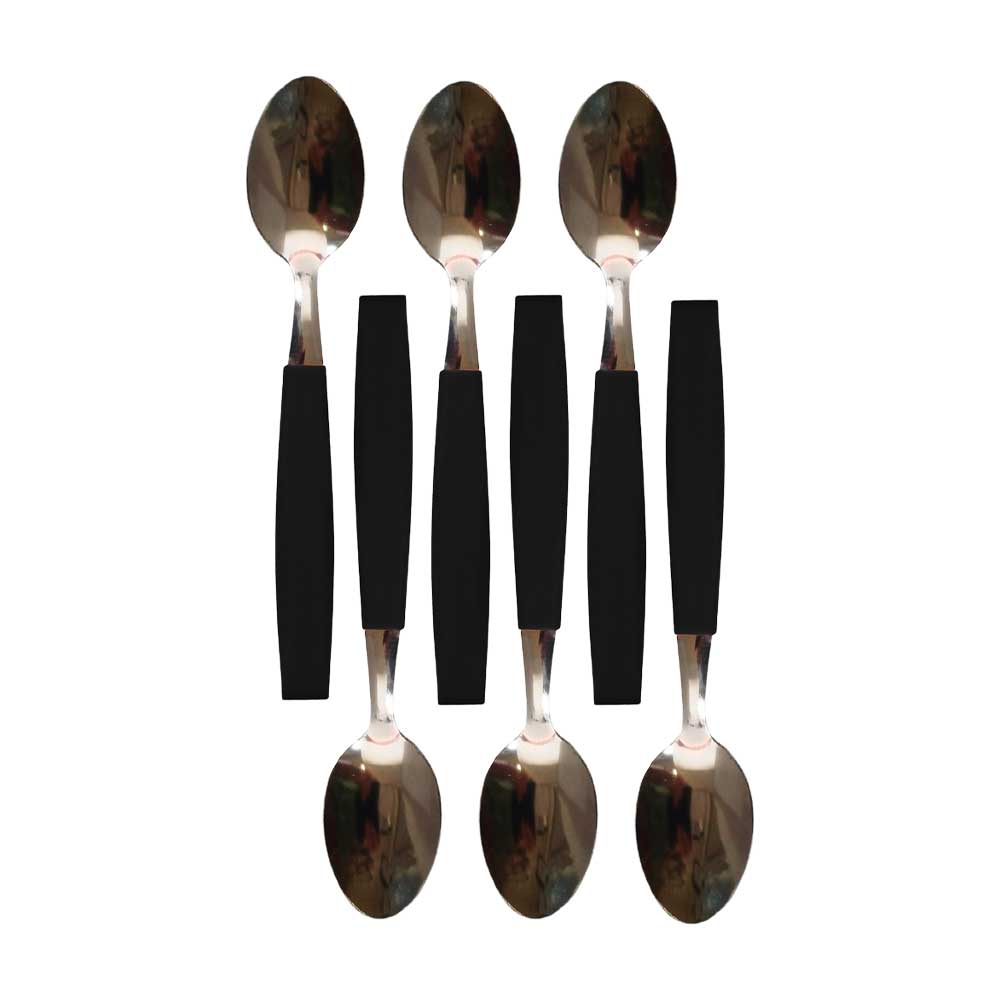 Smarty Set 6 Cucchiai Da Tavola Colore Nero