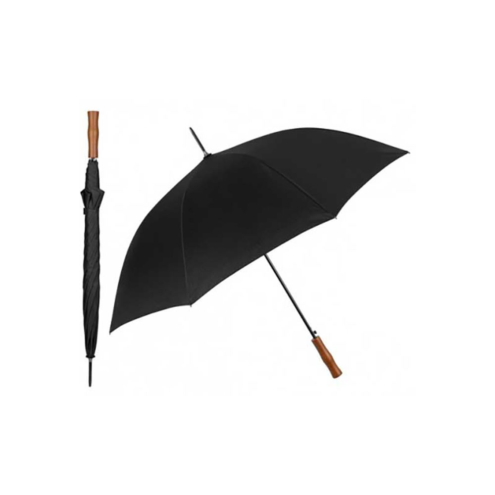 Perletti Ombrello Lungo Antivento Con Apertura Automatica Colore Nero Diametro 103 Cm