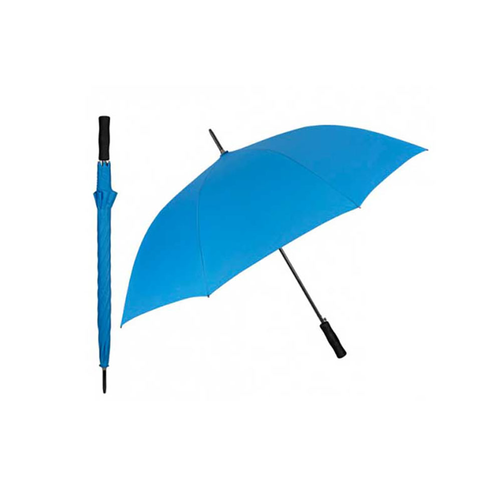 Perletti Ombrello Lungo Golf Con Apertura Automatica Colore Azzurro Diametro 122 Cm