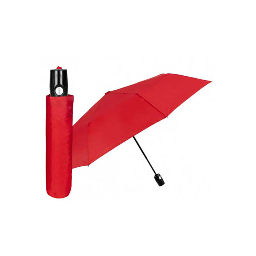 Perletti Ombrello Mini Con Apertura Automatica Colore Rosso Diametro 96 Cm