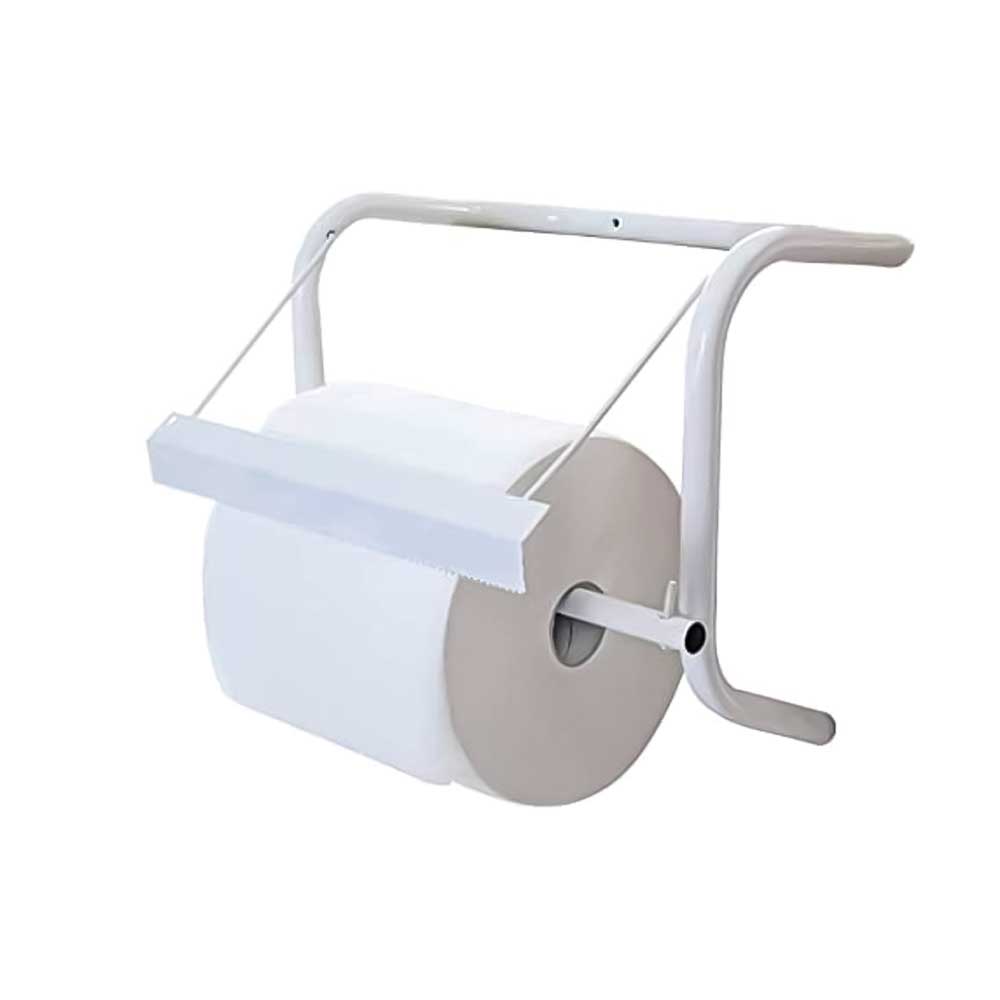 Spazzolcasa Portarotolo Industriale A Muro In Ferro