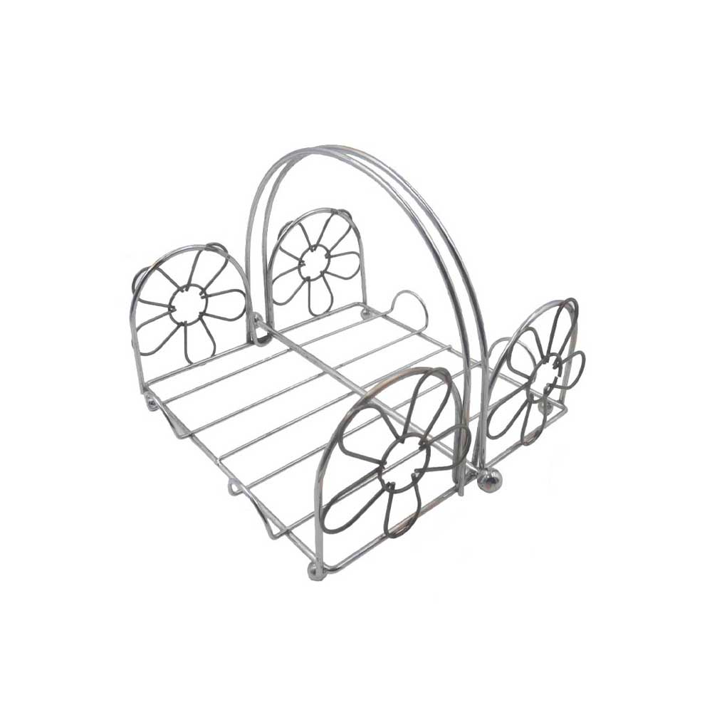 Casamici Porta Tovaglioli In Ferro Con Manico 19X19X16H Cm