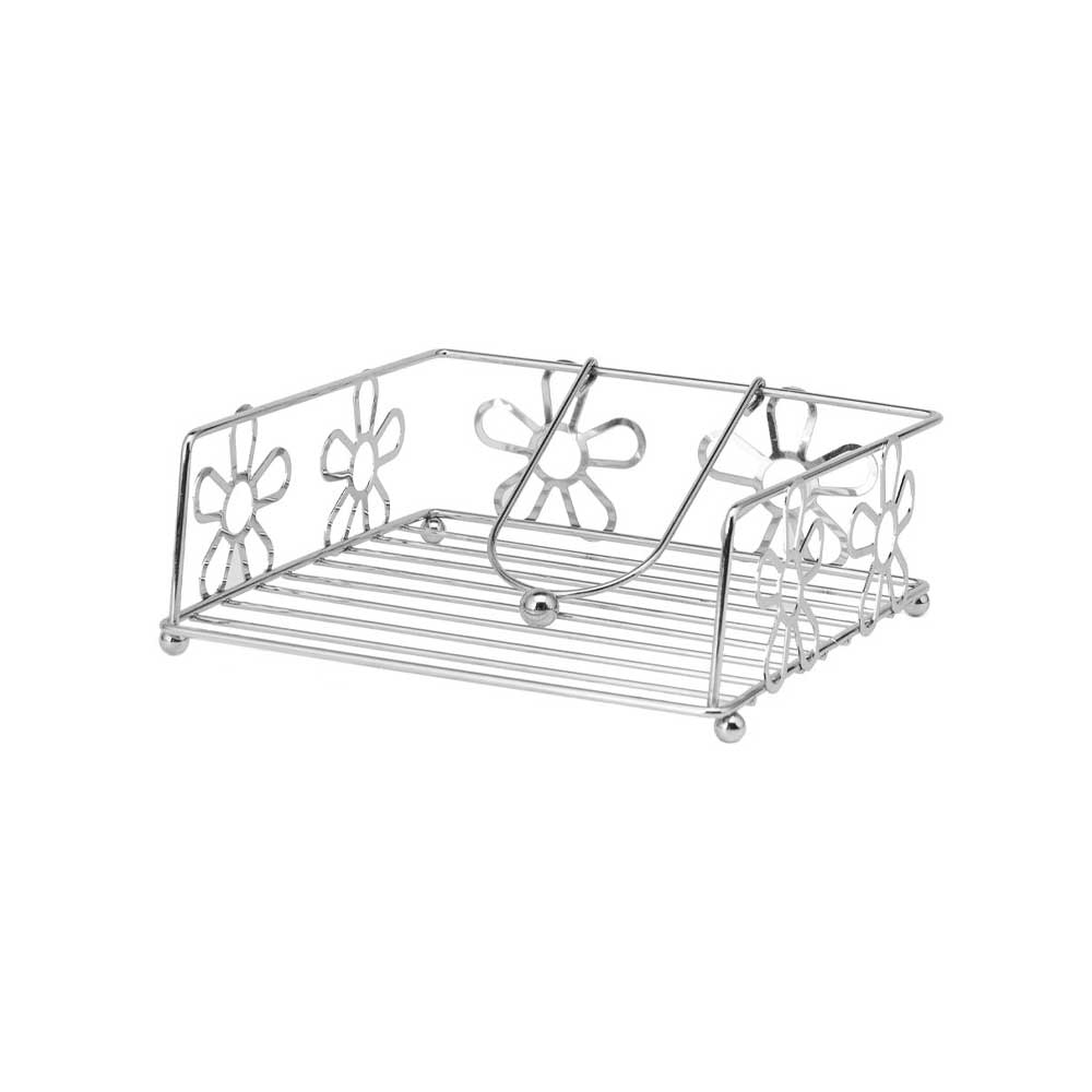 Casamici Porta Tovaglioli Filo In Ferro 19X19X7H Cm