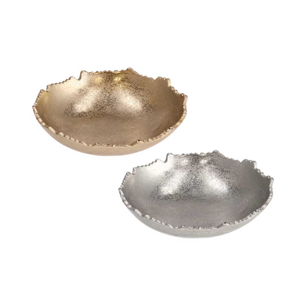 Ad Trend Centrotavola Tondo In Metallo Diametro 23X7H Cm - 2 Colori