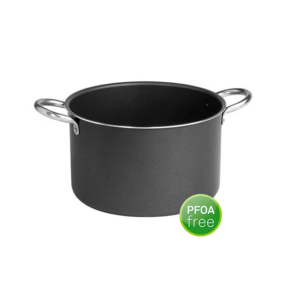 Pentalux Pentola Black Line In Alluminio Con Maniglie In Metallo Diametro 26 Cm