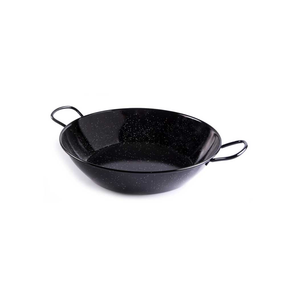 Soler Padella Tonda Con Manici In Acciaio Vetrificato Diametro 26 Cm