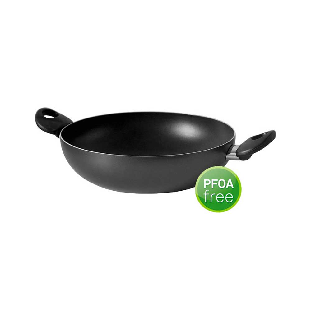 Pentalux Tegame Alto Black Line In Alluminio Con 2 Manici Diametro 28 Cm