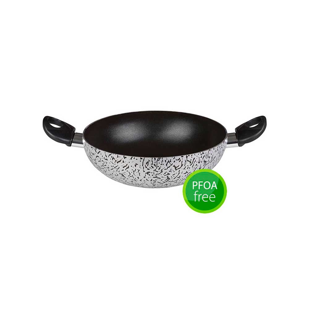Pentalux Tegame Alto Argentia Line In Alluminio Con 2 Manici Diametro 24 Cm