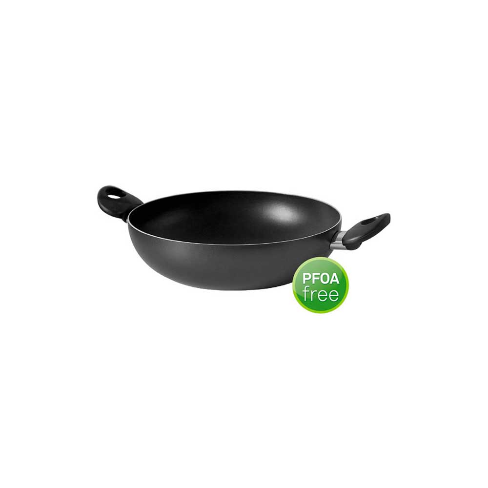 Pentalux Tegame Alto Black Line In Alluminio Con 2 Manici Diametro 20 Cm