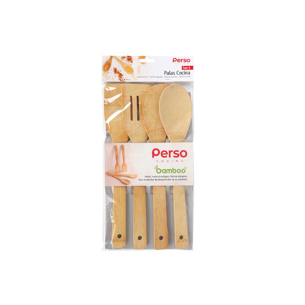Perso Blister 4 Pale Da Cucina In Legno