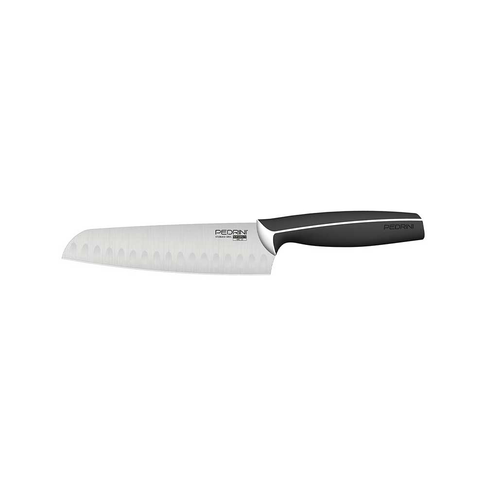 Pedrini Coltello Santoku Con Lama In Acciaio Inox 18 Cm