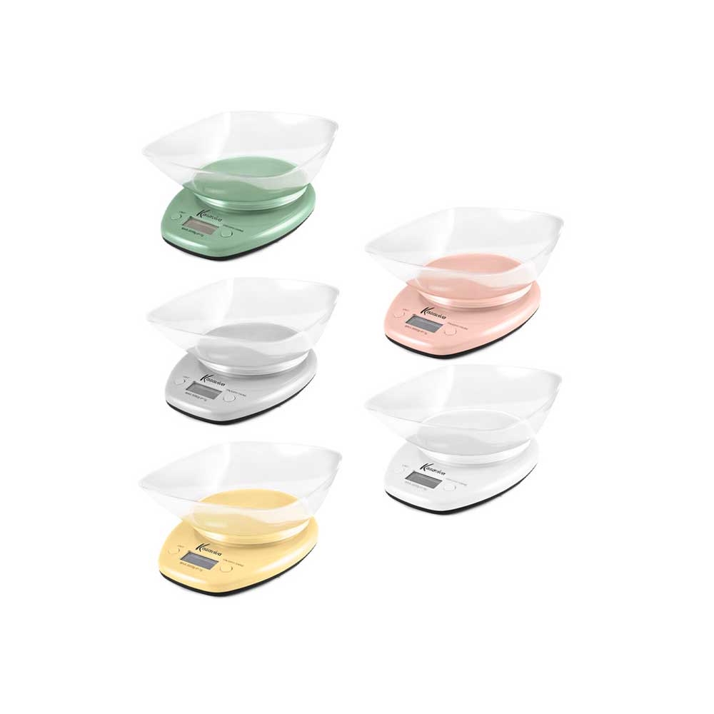 Kasaviva Bilancia Digitale Da Cucina Shabby 5 Kg - 5 Colori