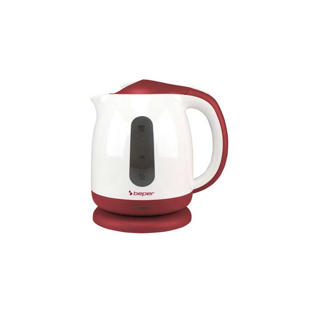 Beper Bollitore Elettrico Colore Rosso 2200 W 1,7 Lt