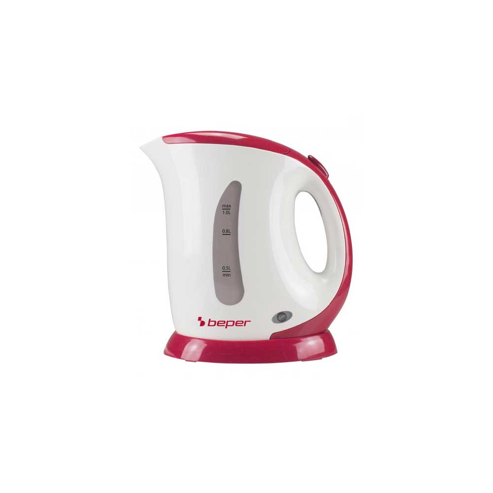 Beper Bollitore Elettrico Colore Rosso 1100 W 1 Lt