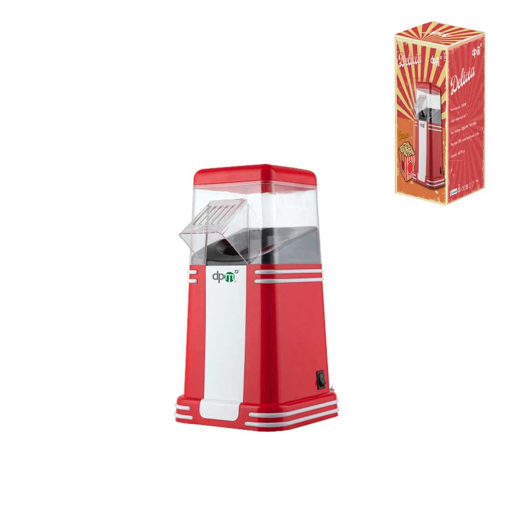 DPM Macchina Per Pop-Corn Colore Rosso 70 Gr 1200 W 