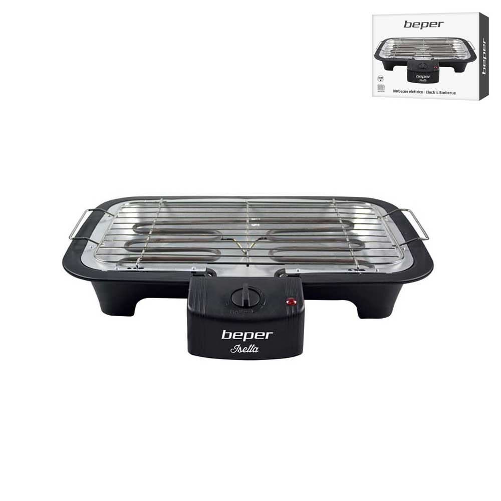 Beper Barbecue Elettrico Isetta 2000 W 45X36X8,5H Cm