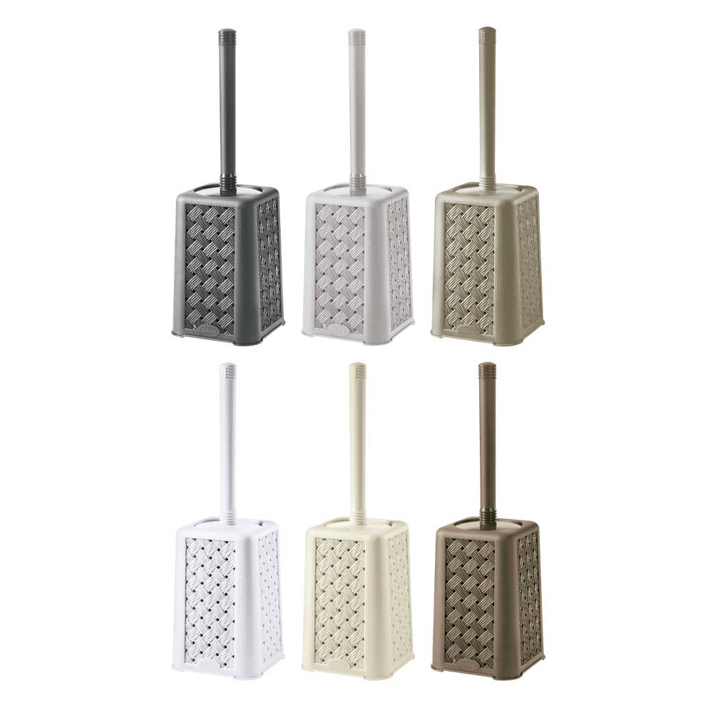 Tontarelli Scopino Wc Arianna In Plastica 13X13X40H Cm - 6 Colori