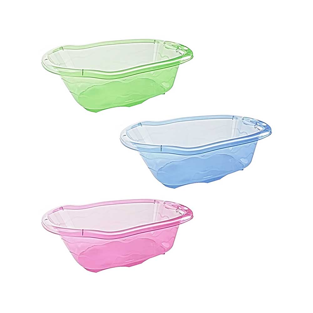 Plastic Forte Vasca Da Bagno Per Bimbi In Plastica 40 Lt 85X49X23,5H Cm - 3 Colori