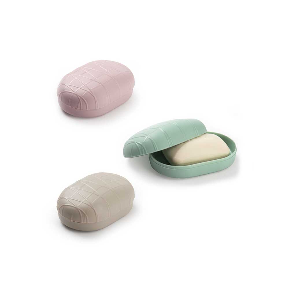 Plastic Forte Scatola Porta Sapone In Plastica 11X8X5H Cm - 3 Colori
