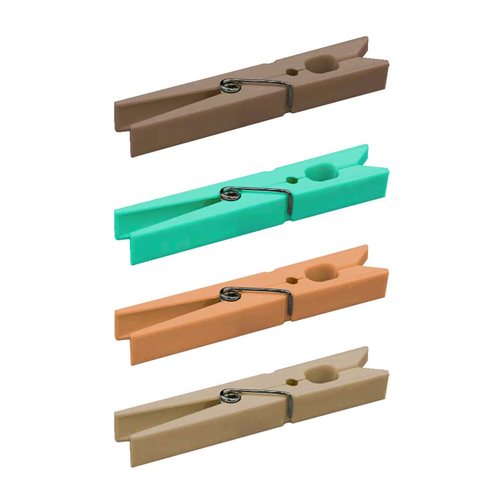 Vesuvio Cinzia 20 Mollette Easy Chic In Plastica - 4 Colori