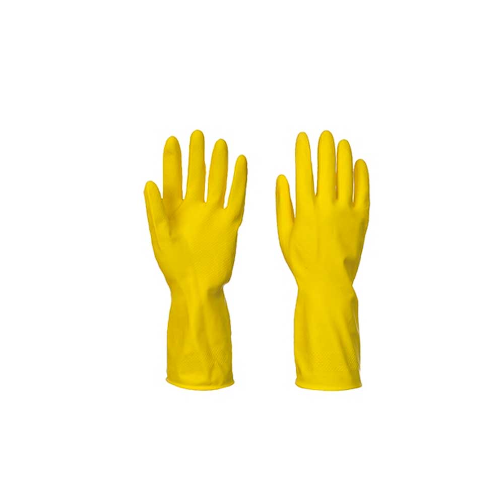  C.S.C Guanti In Lattice Colore Giallo Taglia L