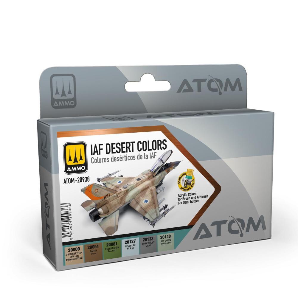 AMMO of MIG: Atom Paint Sets (12 colori per set) Luftwaffe WWII Colors