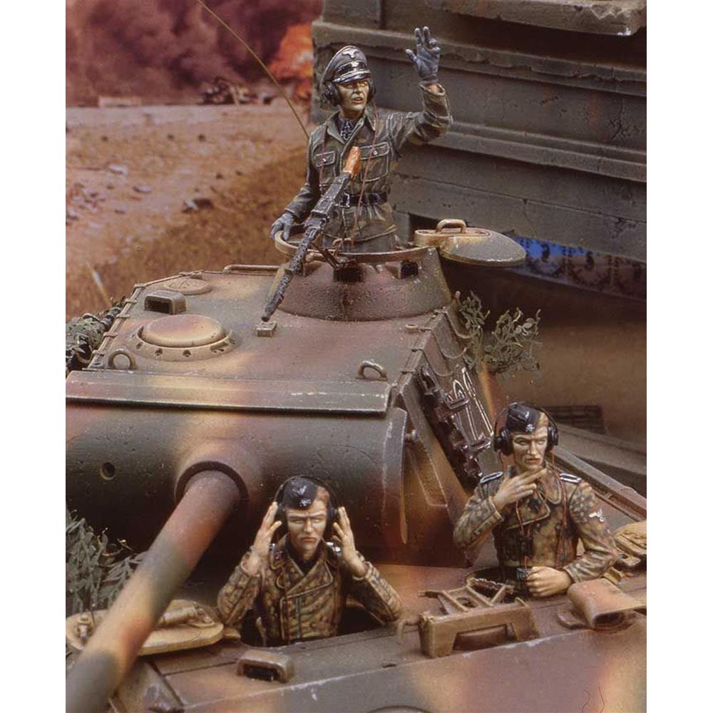 MENG HS-006 Modellismo 1:35 - Equipaggio Carri Armati Tedeschi Moderni (4 Figure)