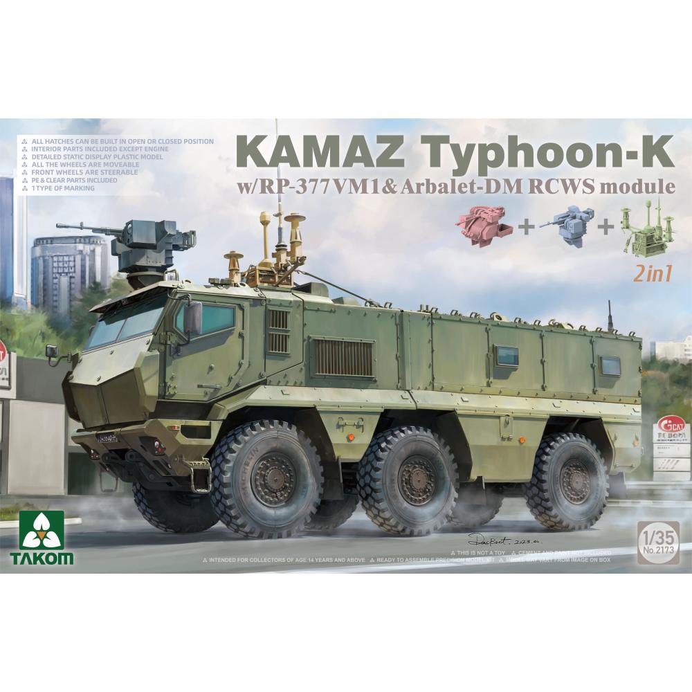 未開封TAKOM 1/35 KamAZ タイフーン K Steel Models