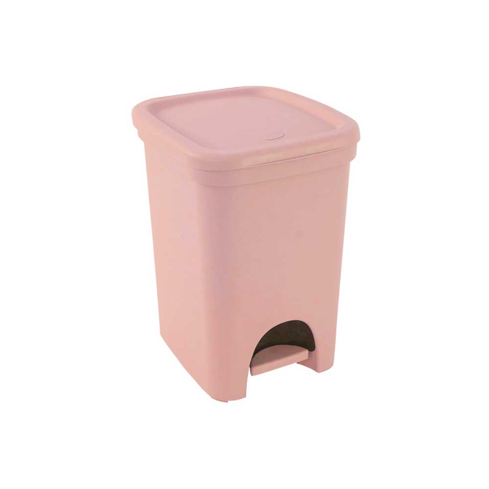 Belli E Forti Pattumiera Colors Line In Plastica Colore Cipria 18 Lt