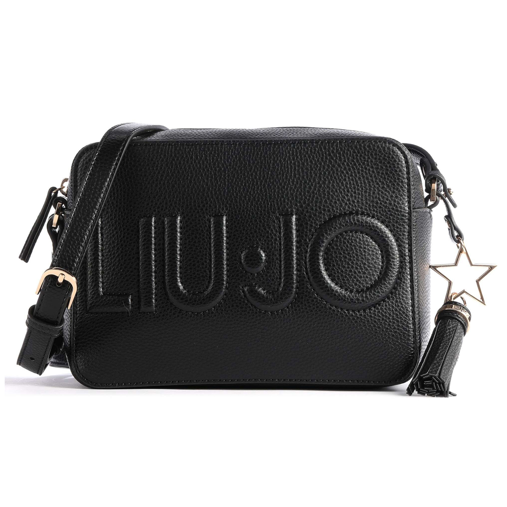Borsa a tracolla Liu Jo LOGO AXX026 E0086 NERO