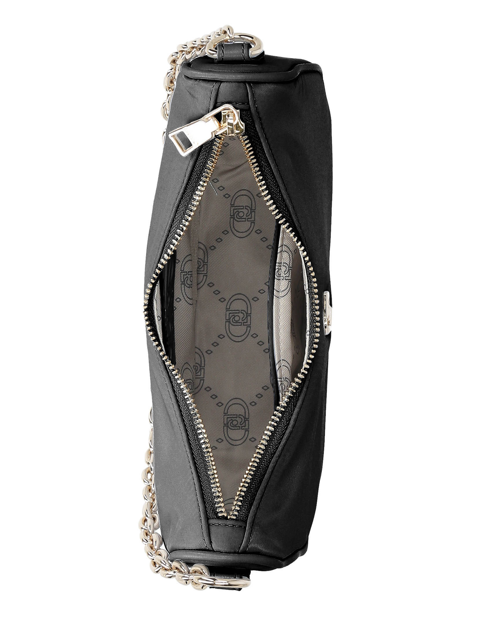 Borsa A Mezzaluna In Nylon Medio Fantasia Leopardo - Comoda E Pratica