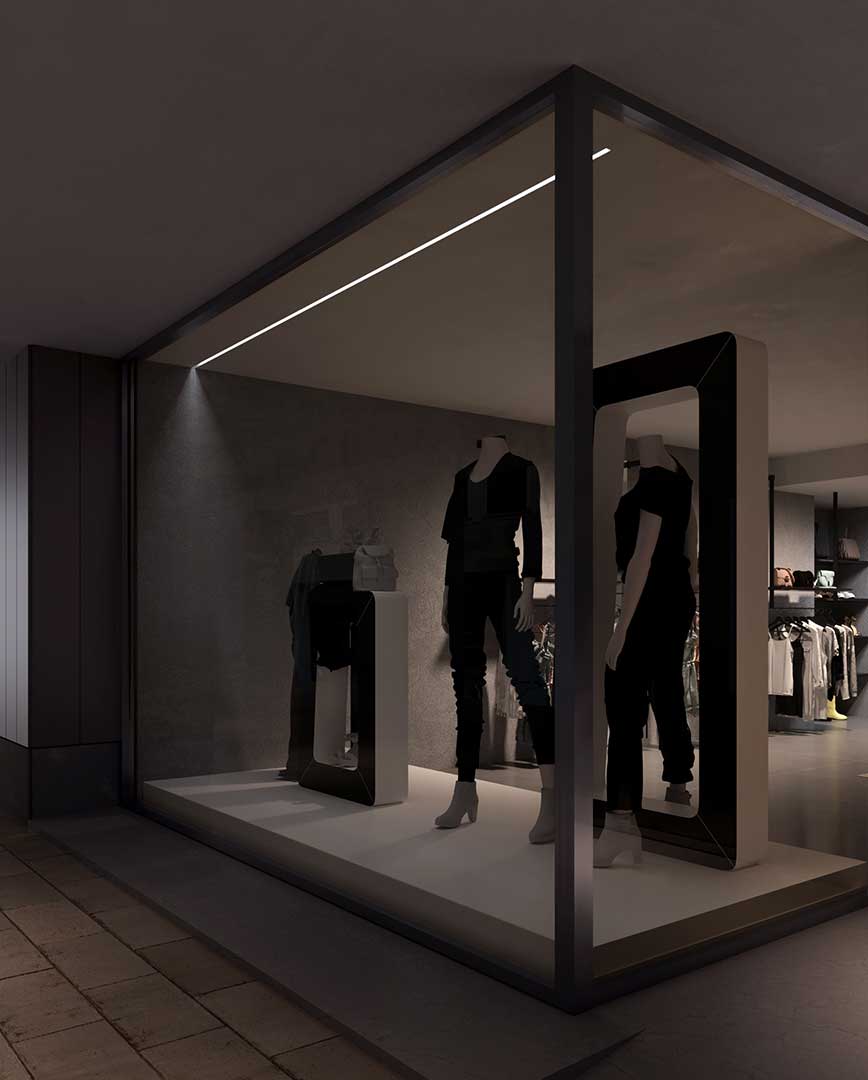 Tratto LED - con luce accessa
