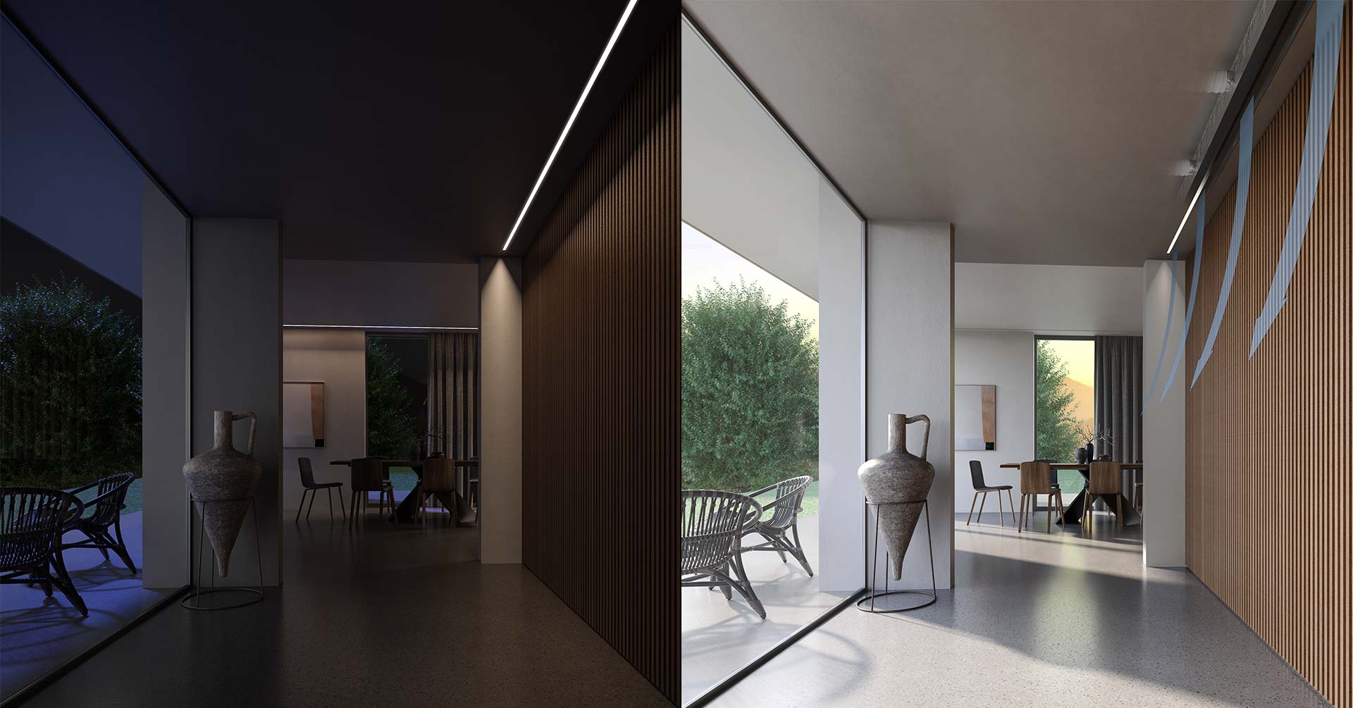 Tratto L - Diffusore lineare a soffitto