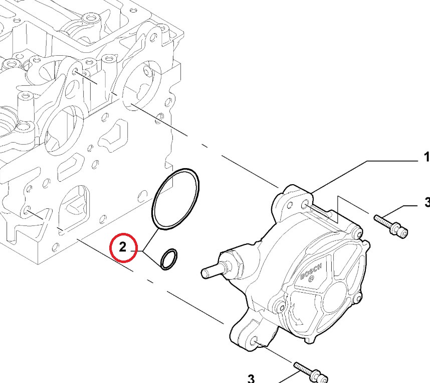 XS7Q2A451BH DEPRESSORE FRENO pompa a vuoto per FORD MONDEO III 2.0 16V