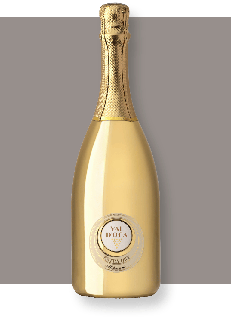 Spumante Millesimato Extra Dry, bottiglia color oro - thumb image 1