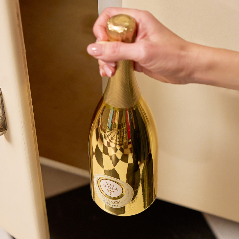 Spumante Millesimato Extra Dry, bottiglia color oro - thumb image 2