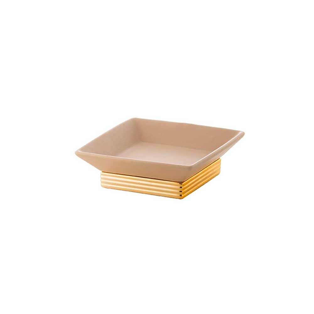 Giardini Di Marzo Svuota Tasche Quadrato Colore Beige 16X16X5H Cm